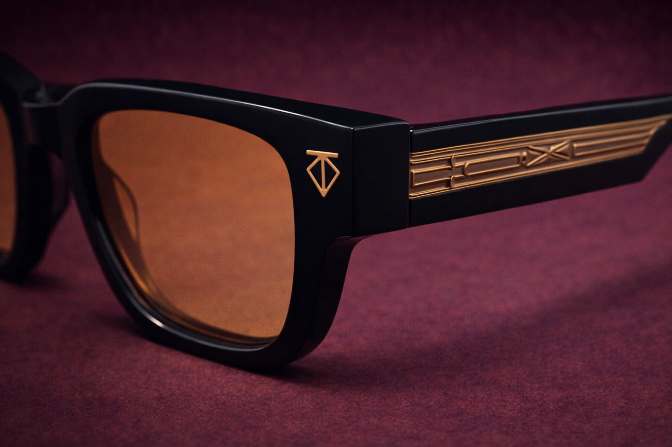 T HENRI Black Sunglasses