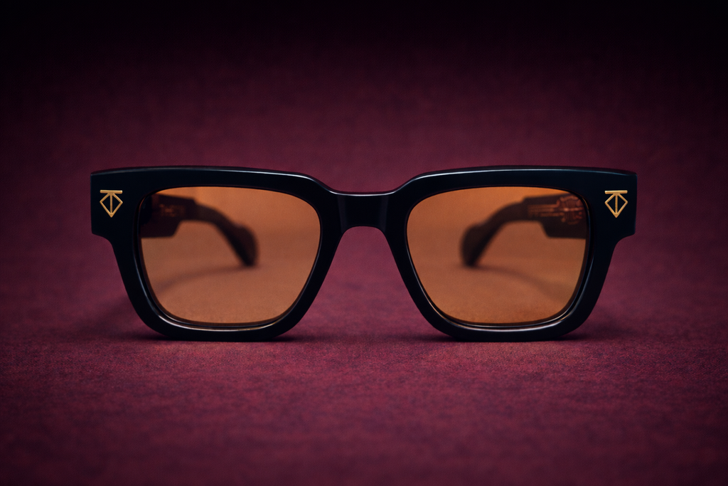T HENRI Black Sunglasses